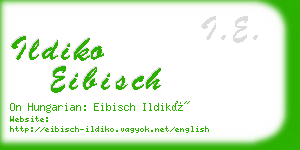 ildiko eibisch business card